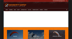 Desktop Screenshot of desertwindparagliding.com